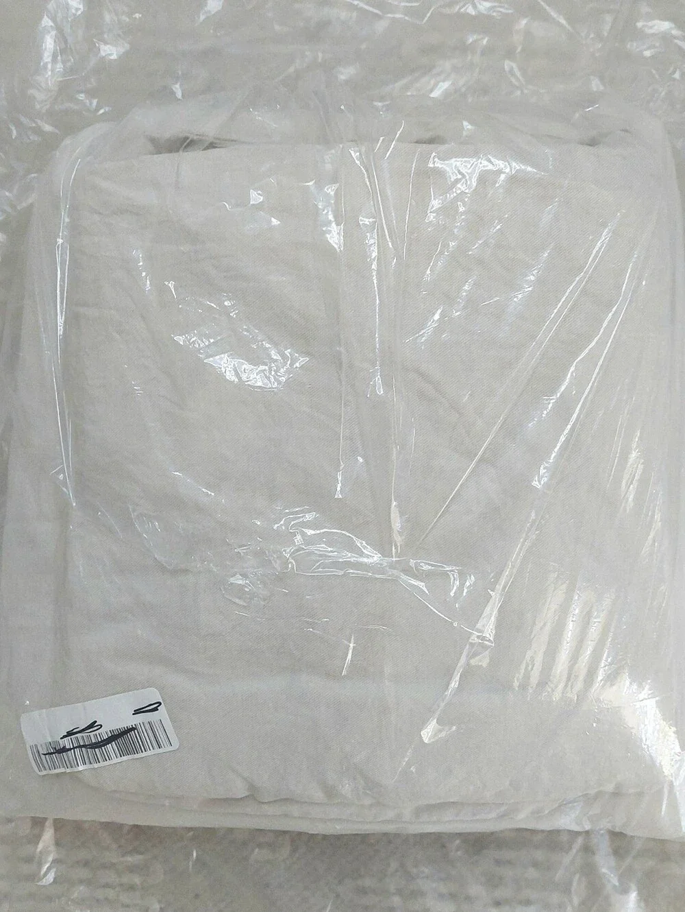 Quince Cotton & Cashmere Duvet Cover Natural Set! Full/ Queen (832)
